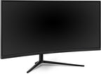 ViewSonic VX3418C-2K 34 Inch UltraWide QHD 1440p Curved Gaming Monitor with 180Hz, 1ms, 21:9, Advanced Ergonomics, FreeSync Premium, HDR10, HDMI, and DisplayPort Inputs