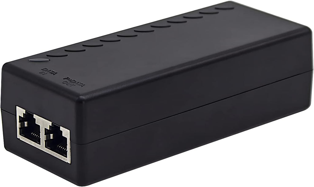 Gigabit PoE+ Injector Adapter - 30W 48V Power Over Ethernet Plus - 10/100/1000Mbps, IEEE 802.3af/at Compliant - Up to 100 M (328 ft) Range, by ThePoEstore