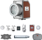 Harlowe Micro 8 Spectra Portable Led Light for Camera 8W RGBCW 1700K-10000K CRI/TLCI 96+ Small Camera Lighting Kit Mini Cube Fill Light for Photography and Video Recording Master Kit