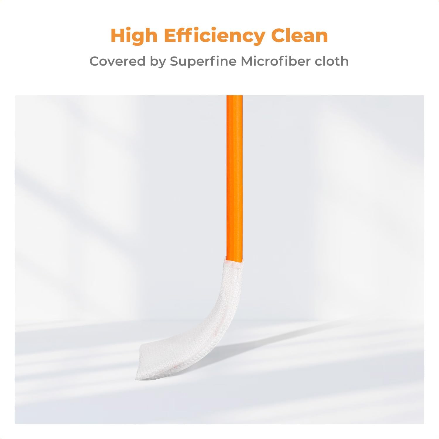 K&F Concept 14pcs Double Tipped 16mm APS-C Sensor Cleaning Swab, DSLR or SLR Digital Camera Cleaning kit and Full Frame Sensor Cleaning Swab