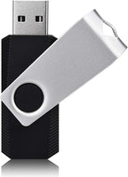 Aiibe 32 GB Flash Drive 10 Pack Bulk 32GB USB Flash Drives 2.0 USB Stick Thumb Drive 32GB 32G USB Drive Pack, Black