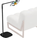elitehood iPad Stand Floor, Height Adjustable Tablet Floor Stand with Heavy Base, 360° Rotatable Kinlde Holder for Reading in Bed, Fit 4.7''-13'' iPad mini Air Pro, Galaxy Tab, Kindle and Cell Phone