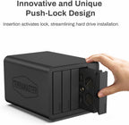 TERRAMASTER F4-424 NAS Storage 4Bay - N95 Quad-Core CPU, 8GB DDR5 RAM, 2.5GbE Port x 2, Network Attached Storage with High Performance (Diskless)