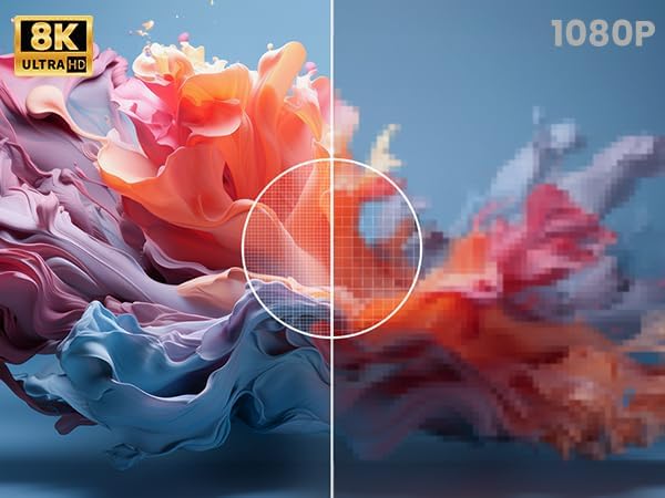 NEWCARE 4K@120Hz HDMI Switch 3 in 1 Out, HDMI 2.1 Splitter 8K@60Hz with 2.6 ft HDMI 2.1 Cable, HDMI Switcher Support 48Gbps, HDR10+, VRR, Dolby, HDCP 2.3, Compatible with PS5/PS4 Xbox TV Projector