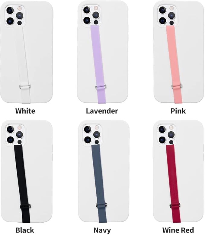 C-Shaped Clip Finger Phone Grip, Sinjimoru Silicone Cell Phone Strap for Phone Case with Clip as Phone Loop Holder for iPhone Case & Samsung Phone. Sinji Loop Clip Pink 210