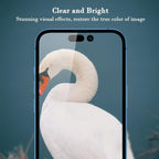 PERFECTSIGHT Anti Blue Light Screen Protector Compatible with iPhone 14 Pro Max 6.7 inch 2022, Eye Protection Blue Light Blocker, HD Clear Anti Fingerprint Anti Eye Fatigue 6X Stronger Tempered Glass