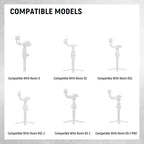 NEEWER Dual Handgrip Compatible with DJI RS4 RS4 Pro RS3 RS3 Pro RS2 RSC2 Ronin S SC Gimbal, Dual Handle Kit with 2 Mini NATO Rails, Quick Release NATO Clamps, 1/4" & 3/8" Threads, GA006