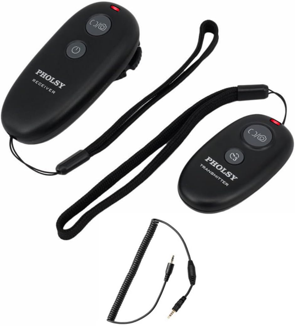PHOLSY Camera Remote Shutter Release P6 Wireless Remote Control for Panasonic Lumix S5 S1 G95 G91 G90 FZ10002 G9 GH5 GH6 G85 G81 GX8 GX7 GH4 GH3 FZ2500 FZ2000 FZ1000 FZ300 FZ200 DMW-RSL1 RS2