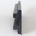 ICC CAT6 Feed-Through Patch Panel, 48 Port, 2U Rackmount, RJ45 Ethernet Patch Panel, No Punch Down, PoE++ and TAA Compliant, Black