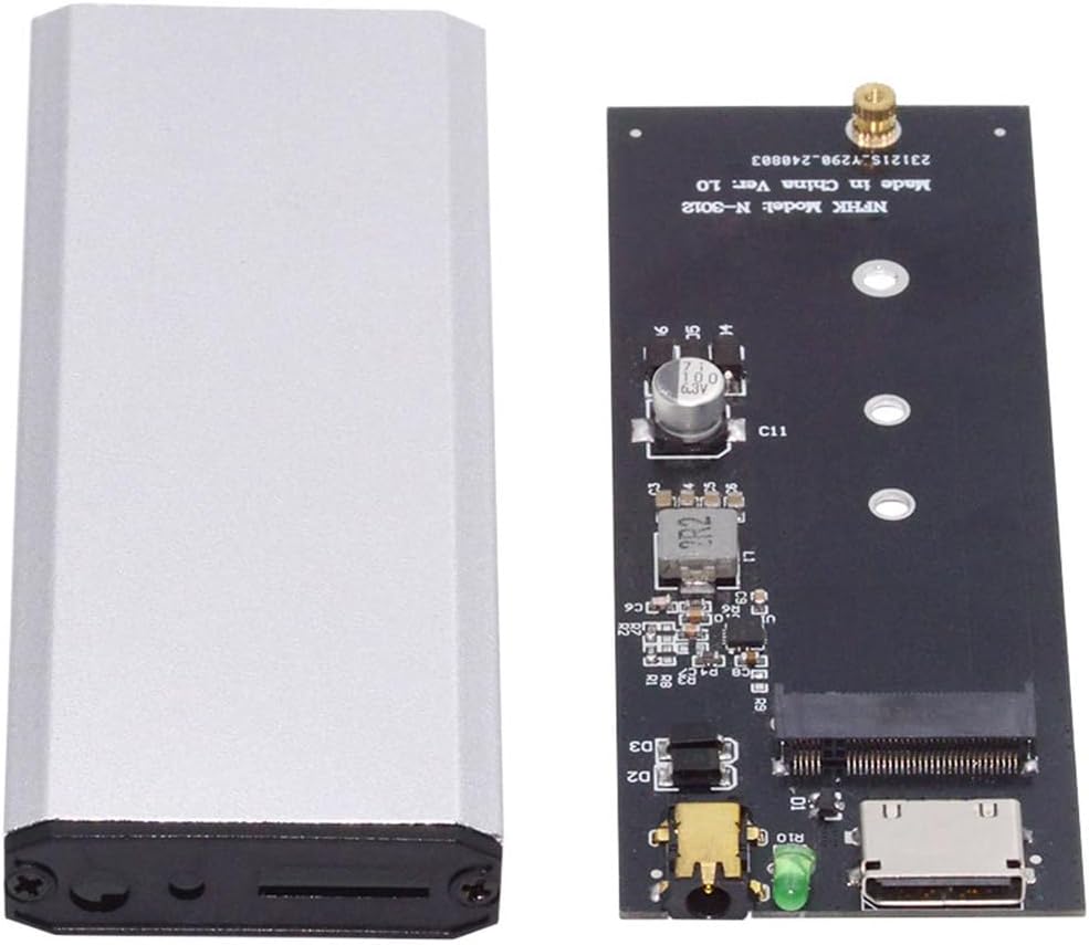 CY External Oculink SFF-8612 SFF-8611 to M.2 NGFF M-Key to NVME PCIe SSD 2280 SSD Enclosure Adapter for Mainboard