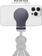 Stouchi Continuity Camera Mount for Desktop Monitor, iMac Compatible iPhone Webcam Mount with Mag-Safe for Mac Desktops and Displays, Apple TV 4K