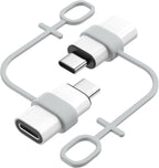 MoKo Lightning to USB C Adapter 2Pack, NOT for Earbuds/Headphones/OTG, USB-C to Lightning Adapter for iPhone 15/16 Pro/16 Pro Max/Plus,Galaxy S24,iPad, ONLY for Charging/Data Sync, White