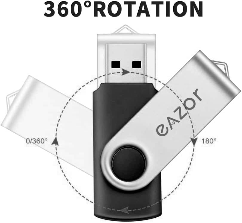 64 GB Flash Drive USB Flash Drive Thumb Drive 5 Pack 64GB USB Memory Stick USB Drives for Data Storage - (5 Mixed Colors)