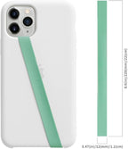 Sinjimoru Stretchable Silicone Phone Strap, Flexible and Elastic Grip Holder for iPhone & Android, Secure Phone Loops Finger Grip with Wireless Charging Support Sinji Loop Mint