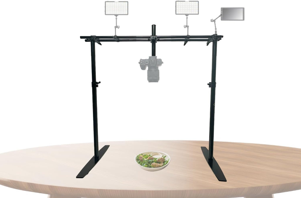 Glide Gear OH 200 Overhead Rig – DSLR, Smartphone – Modular, Adjustable, Flat Lay Mount, All-Metal Build