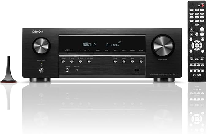 Klipsch Reference Theater Pack 5.1-Channel Speaker System + AVR-S770H 75W 7.2-Channel 8K Network AV Receiver with HEOS