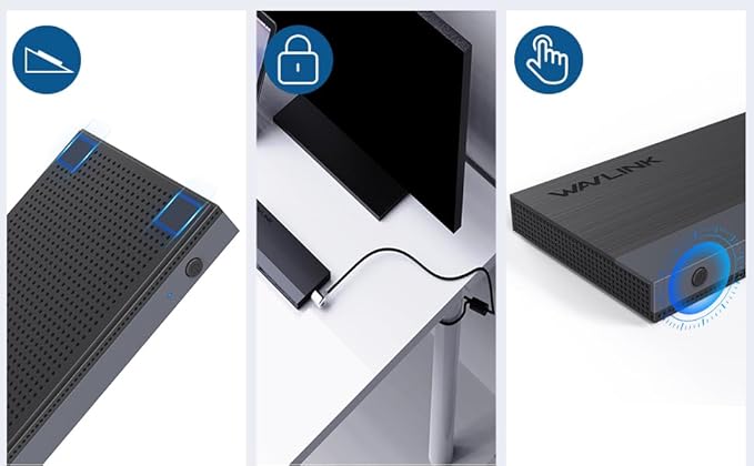 Laptop Docking Station, Docking Station 3 Monitors with 2* DP+HDMI, 130W PD Charger, 4* USB 3.0, Audio, Gigabit Ethernet, TF/SD for Lenovo,HP,Dell, Windows System Computer
