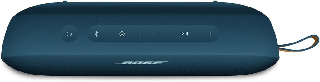 Bose SoundLink Flex Portable Bluetooth Speaker (2nd Gen), Portable Outdoor Speaker with Hi-Fi Audio, Up to 12 Hours Battery Life, Waterproof and Dustproof, Twilight Blue - Limited Edition Color