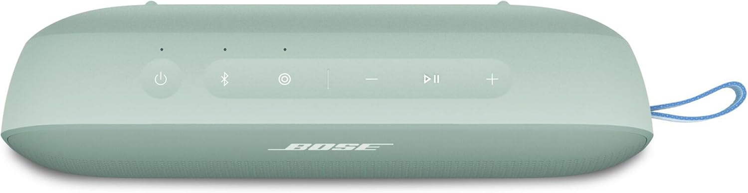 Bose SoundLink Flex Portable Bluetooth Speaker (2nd Gen), Portable Outdoor Speaker with Hi-Fi Audio, Up to 12 Hours Battery Life, Waterproof and Dustproof, Alpine Sage