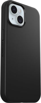 OtterBox iPhone 16e, 15, 14, & 13 Symmetry Series Case - Black, Snaps to MagSafe, Ultra-Sleek, Raised Edges Protect Camera & Screen