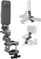 Movmax Super Camera Clamp Mount Compatible with GoPro Max Hero, DJI Osmo 360 Action 5 Pro 4 3, Insta 360 X4 X5, Camera Mount Clamp, Action Camera Accessories for Round Tube E-Bike/Bicycle/Motorcycle.