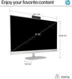 HP All-in-One Desktop - 27'' FHD Touchscreen Computer, Windows 11 Pro, Intel 12-core Ultra 7 155U(Beats i7-1355U), Wi-Fi 6, Bluetooth, Adjustable Height, Anti-Glare (64GB RAM | 2TB SSD)