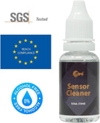 UES FFR24: Full Frame Camera Cleaning Kit 14pcs Sensor Cleaning Swab and 15ml Cleaner Compatible for Sony Nikon Canon FF CCD CMOS Clean