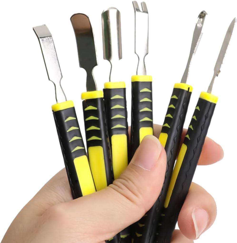 Spudger 31 Piece Electronics Pry Tool Kit with Metal Plastic Spudger Tool Screwdriver Set for iPhone, Laptop, iPad, Cell Phone, MacBook, Tablet, Computer, Electronics Repair