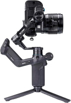 FeiyuTech SCORP Mini-3-Pro Gimbal Stabilizer for Camera Mirrorless/Compact/Action Cameras,Smartphone,18m AI Tracking,Detachable Remote Handle,4.4lbs Payload,3-axis Gimbal for Canon Sony Nikon
