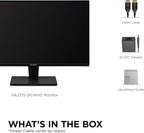 ViewSonic VA2715-2K-MHD 27 Inch 1440p LED Monitor with 100Hz, Ultra-Thin Bezels, HDMI and DisplayPort Inputs for Home and Office