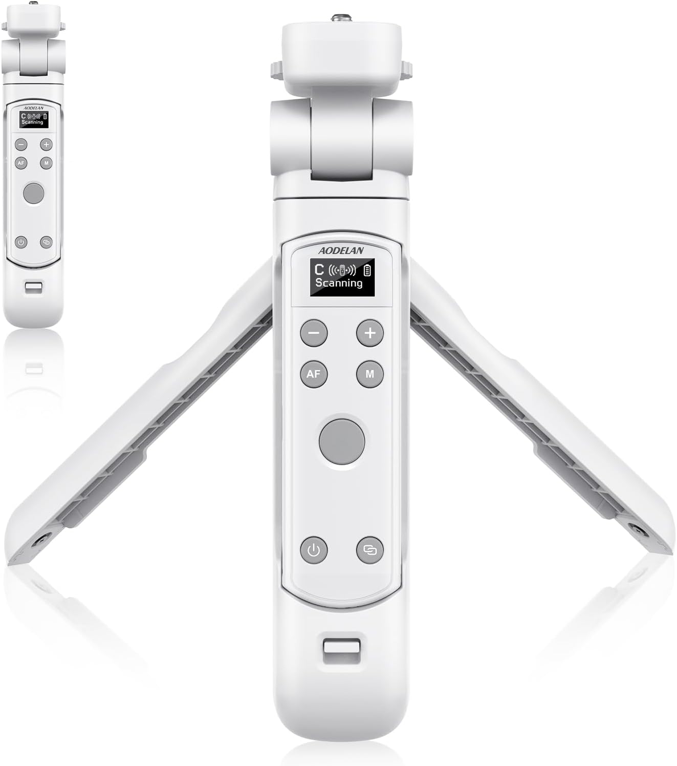 AODELAN for Canon Camera Tripod with Rechargeable Wireless Shutter Release,Shooting Grip Remote Control Handle for R10/ M50/EOS M6 Mark II/R/RP /90D /6D Mark II /R5/850D /Rebel SL2 /T7i /G5 X Mark II