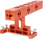 Lightweight Top Handle, Camera Top Handle Grip, Universal Handle with 5X 3/8'' Screw Adapters for DSLR Camera Rigs - Orange