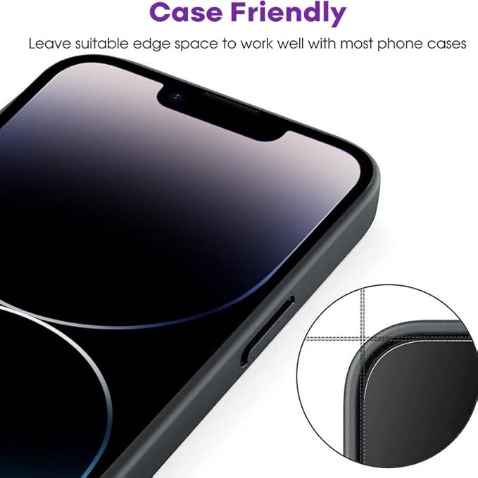 iPhone 14/13/13 Pro Screen Protector Tempered Glass and Installation Tool Compatible with Apple 2022 (2 Pack)