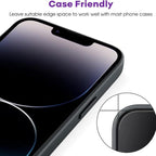 iPhone 14/13/13 Pro Screen Protector Tempered Glass and Installation Tool Compatible with Apple 2022 (2 Pack)