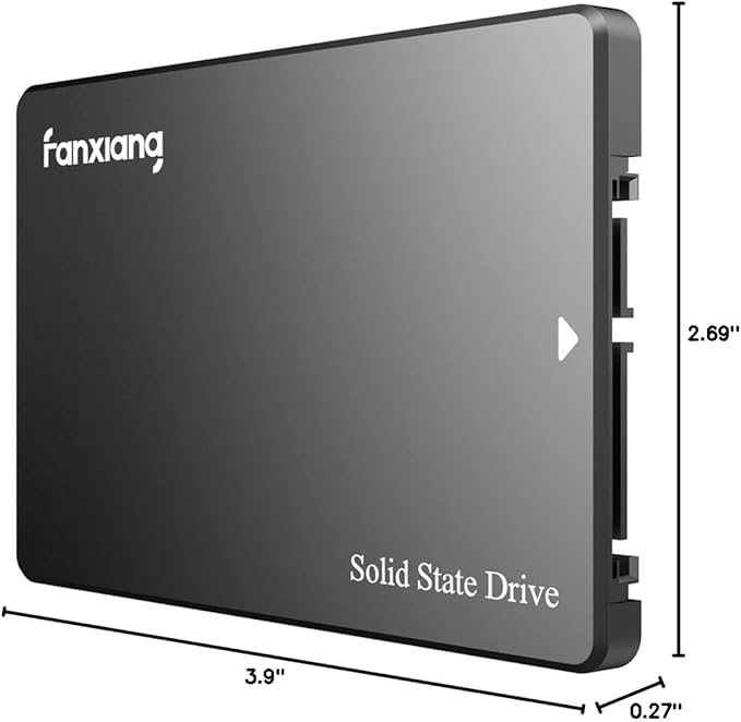 SSD 2TB Internal Solid State Drive SATA III 6Gb/s 2.5", 3D NAND, SLC Cache, Up to 550MB/s, Compatible with Laptops and PC Desktops(S101)