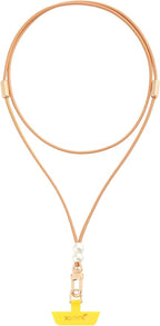 cell phone lanyard Detachable Phone Chain Strap Leather 2-in-1 phone wrist strap