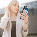 AIGOMARA Magnetic Case for iPhone 15 [Compatible with MagSafe] Blue Shell Starfish Ocean Holiday Collage for Women Girls Men Soft TPU Bumper Hack PC Back Heavy Duty Protective Slim Cover