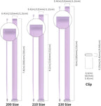 Sinjimoru C-Shaped Clip Finger Phone Grip, Silicone Loop for iPhone Case & Samsung. Lavender 210