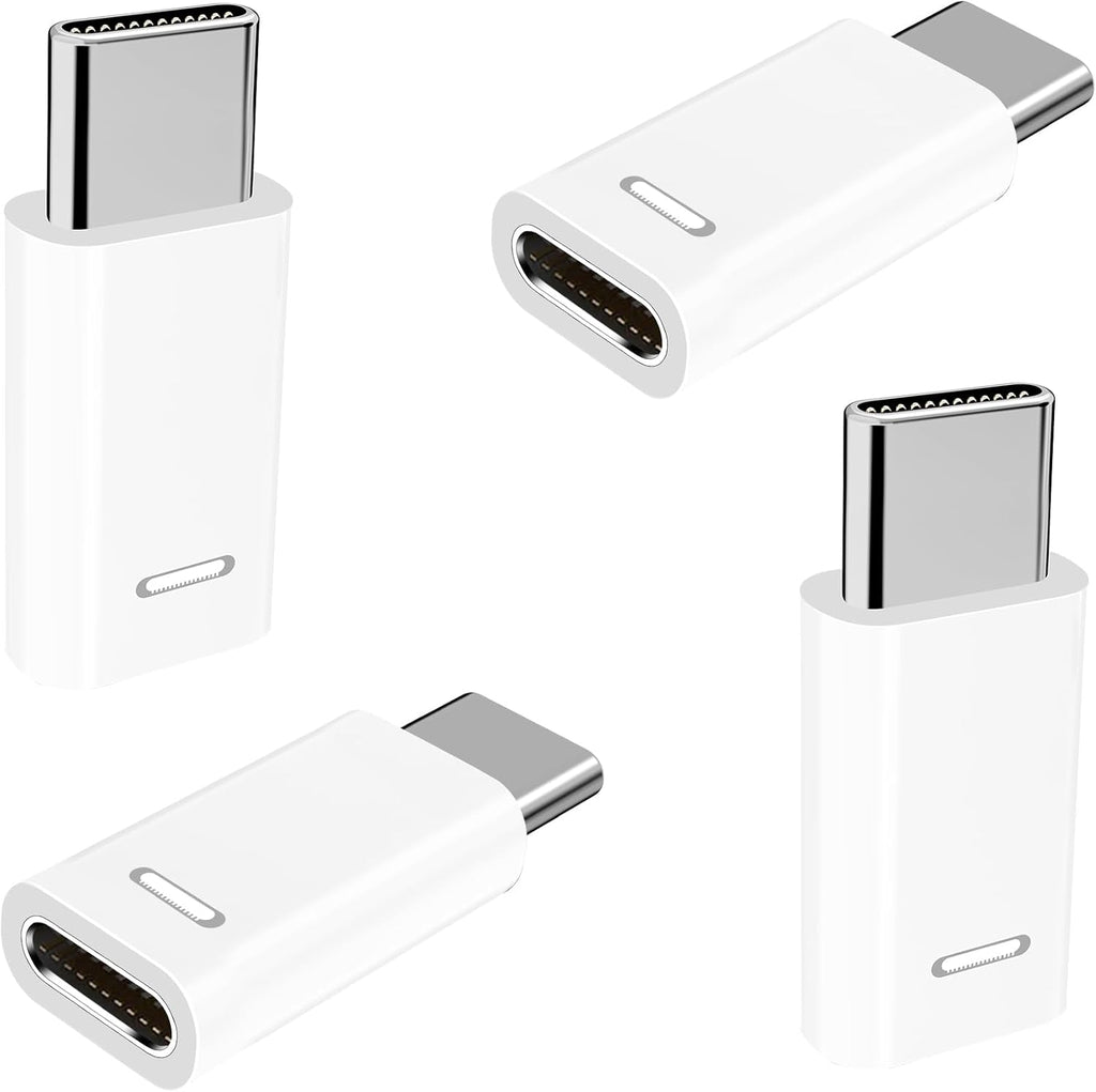 [Apple MFi Certified] Lightning to USB-C Adapter, Stuffcool 4Pack Lightning Female to Type-C Male Digital Connector PD 35W Type-C Fast Charging for iPhone 17/17 Air/17 Pro/17 Pro Max/16/16 Pro/15/iPad