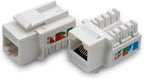 (10-Pack) [UL Listed] - Ethernet Wall Jack - Keystone Jack - Cat5/5e/6 Compatible - Cat6 Network Coupler