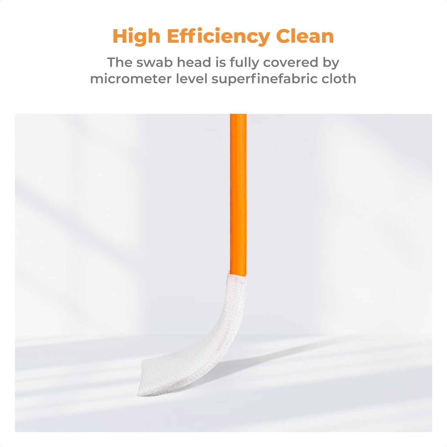 K&F Concept 14pcs Double Tipped 24mm APS Full Frame Sensor Cleaning Swab, DSLR or SLR Digital Camera Cleaning kit and Full Frame Sensor Cleaning Swab