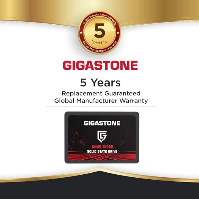 GIGASTONE SATA SSD 128GB (20-Pack) 2.5 inch SSD 520MB/s Upgrade Laptop PC Memory and Storage PS4 HDD Replacement 2.5" Internal Solid State Hard Drives SATA III SLC Cache 3D NAND Game Turbo Performance