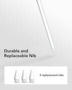 Stylus Pen for iPad (2025-2018),Tilt Sensitivity Palm Rejection Fast Charge Stylus Pencil,iPad Pencil for i Pad 11th A16/10/9/8/7/6th & Pro 13/12.9/11(M4) & Air 13/11(M3/M2) & Mini A17 Pro/6/5