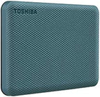 Toshiba Canvio Advance 2TB Portable External Hard Drive USB 3.0, Green - HDTCA20XG3AA