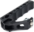 Universal Top Handle with 3/8" Screw Locating Pins for DSLR Camera Cage, with 3 Cold Shoe Adapters to Mount DSLR Camera with Microphone/LED Light/Monitor (Black with 3/8" Screw)