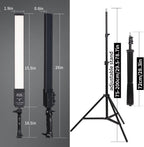 2 Packs LED Photography Lighting Dimmable 3200K-5500K LED Video Light Photo Studio Light Kit with Tripod Stand Bag for Camera Video Studio YouTube Product Portrait Live Streaming