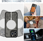 AIGOMARA Magnetic Case for iPhone 12 Pro Max [Compatible with MagSafe] Cute Black Flower Floral for Women Girls Soft TPU Bumper Hard PC Back Anti-Fall Shockproof Protective Slim Cover