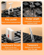 32-in-1 Multi-Functional Cleaning Kit for Electronics inlcuding Headphones,Mobile Phones,Computer,Monitor,Lens and etc, Compact and Portable Design (Black)