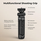 SmallRig SR-RG2 Multifunctional Wireless Shooting Grip, Adjustable Selfie Stick, Remote Control Camera, Compatible with Some Cameras for Nikon/for Canon/for Sony, for Vlogging, Live Streaming-4551