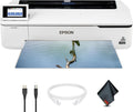 EPSON SureColor P900 17-inch Photo Printer (C11CH37201) Bundle with Ethernet Cable, USB Cable, Fiber Cloth